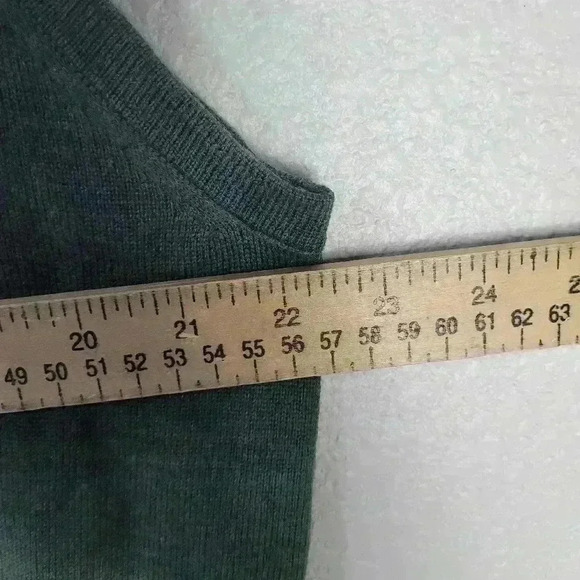 Jos A Bank XL Green Morino Wool Vest - Picture 6 of 6